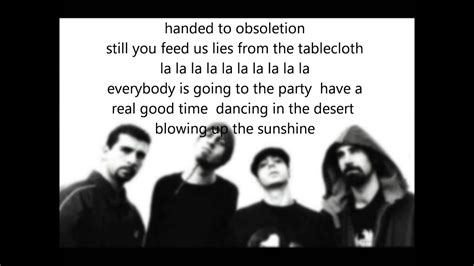 System Of A Down – B.Y.O.B. Lyrics .
